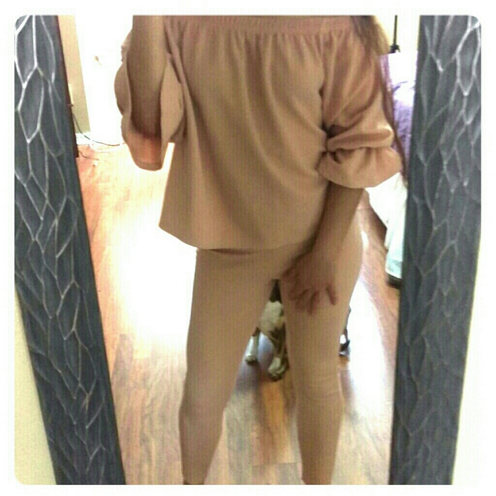 2 piece pink set